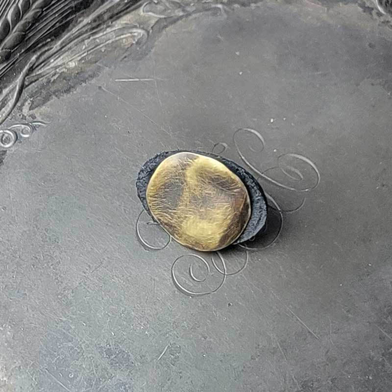 Midcentury Modern Circle Stud Button