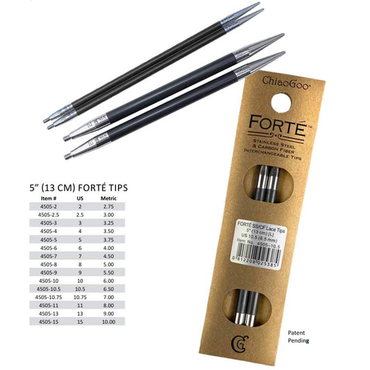 ChiaoGoo FORTÉ Spitzenspitzen 13 cm