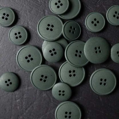 Hemp Button – 15mm or 20mm, 10 colours
