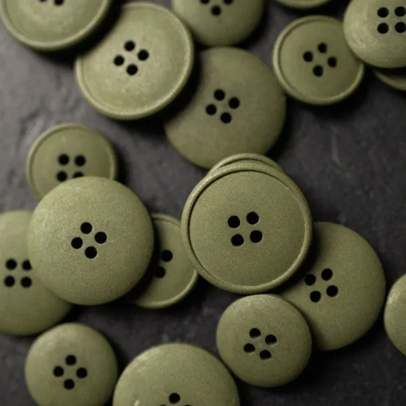 Hemp Button – 15mm or 20mm, 10 colours