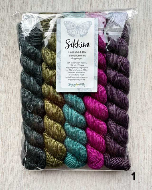 SIKKIM -  Bundle of Mini Skeins