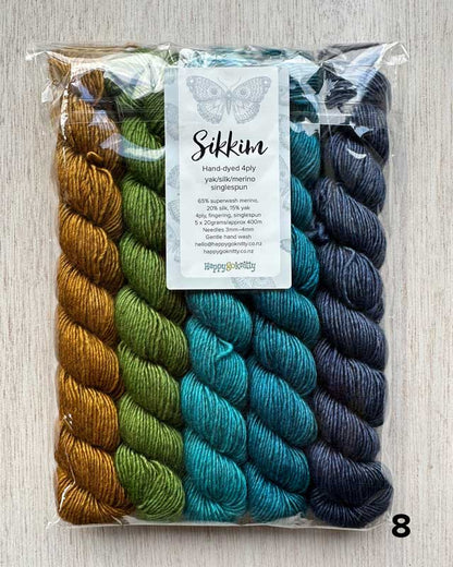 SIKKIM -  Bundle of Mini Skeins