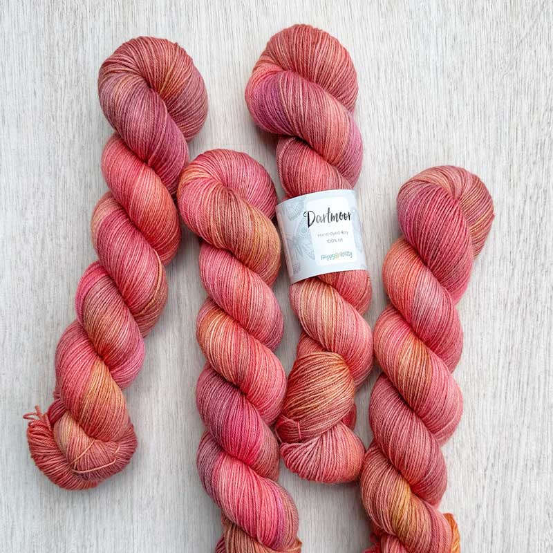 Hand Painted Yarn - Dahlia