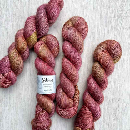 Hand Painted Yarn - Dahlia