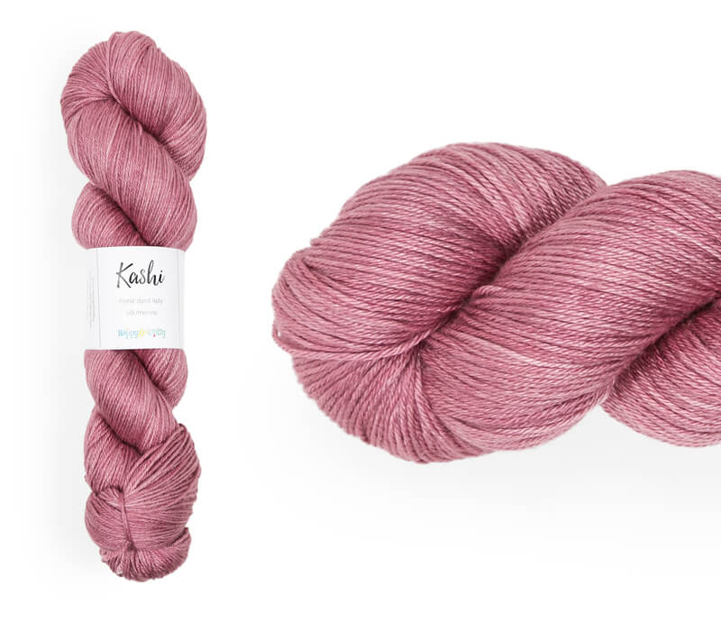 Hand-dyed, 50% silk / 50% superwash merino yarn. Colourway: Vintage Pink. 4ply. Smooth and soft with a stunning silk sheen. This yarn knits up beautifully for shawl and wraps. It can also be used for garments, scarves, hats, baby clothes or other 4ply knitting. 